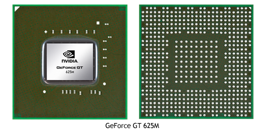 Видеокарта для ноутбука nVidia GeForce GT 625M
