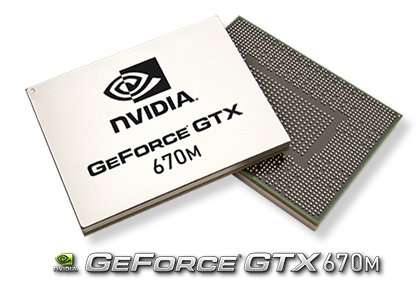 Видеокарта для ноутбука NVIDIA GeForce GTX 670M